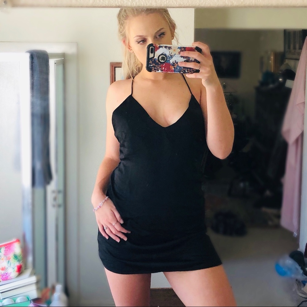 Black Slip Dress